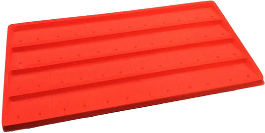 N'icePackaging - 24 Pair Slot Flocked Earring Storage Tray Inserts - for Merchandise Jewelry & Organization - 14 1/8" x 7 5/8" x 1/2"