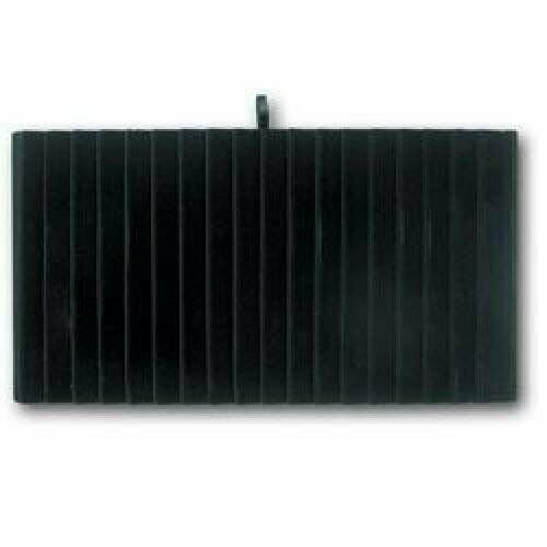 N'icePackaging - 1 Qty - Black Velvet Full Size Tray Insert -18 Bracelet Slots