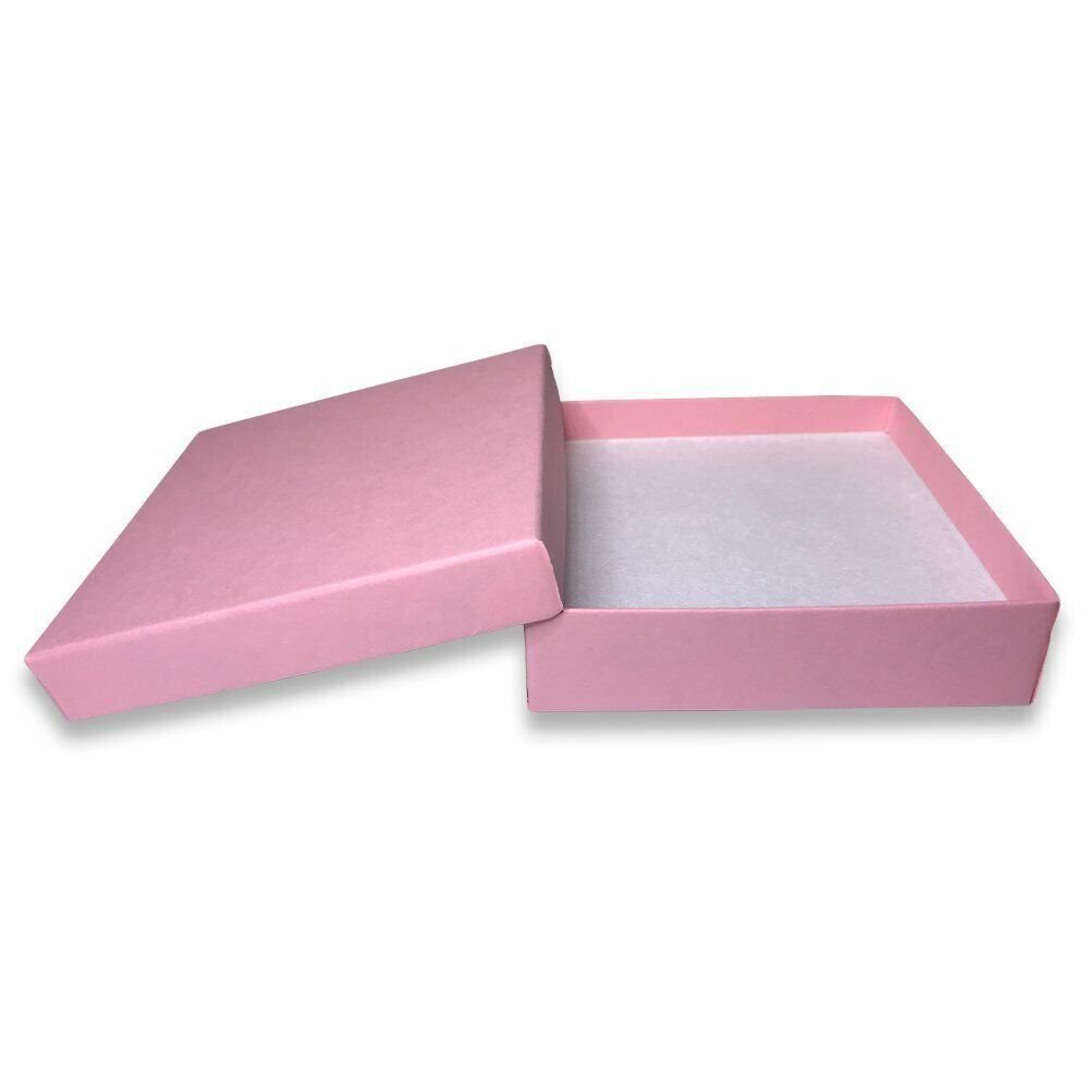 Made in the USA Light Sunset-Pink Cotton Filled Boxes - for...