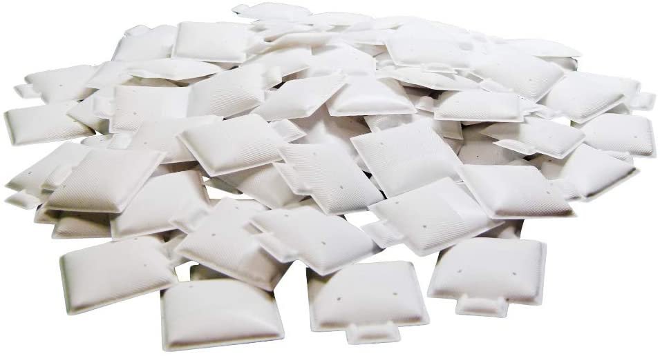 200 Qty Vinyl Puff Pad Earring Cards, Puff Cards for Earrings.