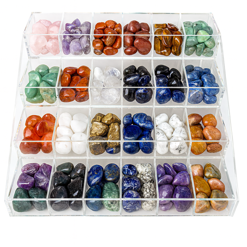 4-Tier 24 Bin Countertop Display