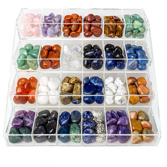 4-Tier 24 Bin Countertop Display