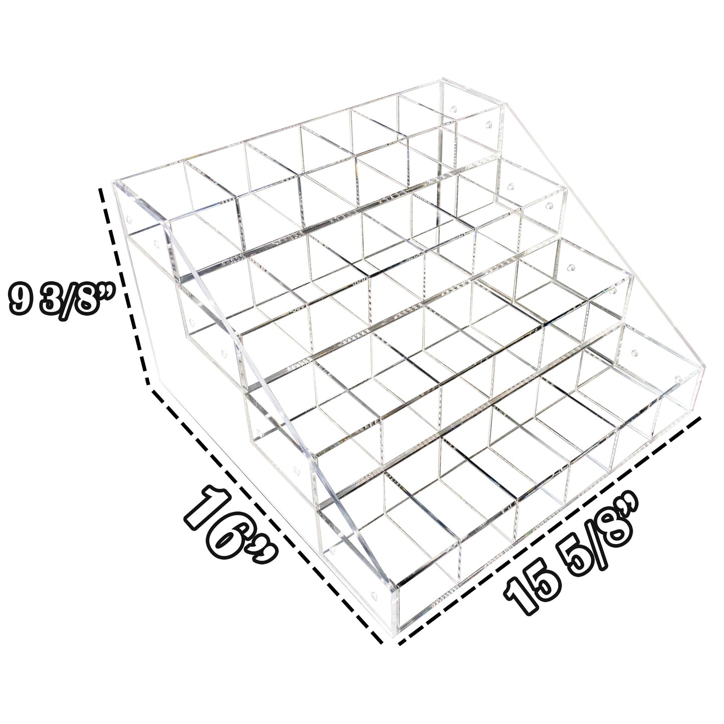 4-Tier 24 Bin Countertop Display