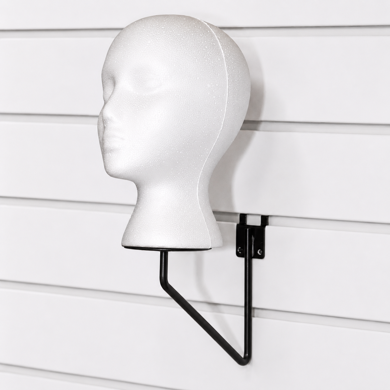 V-Hook Wall Mount for Foam Head
