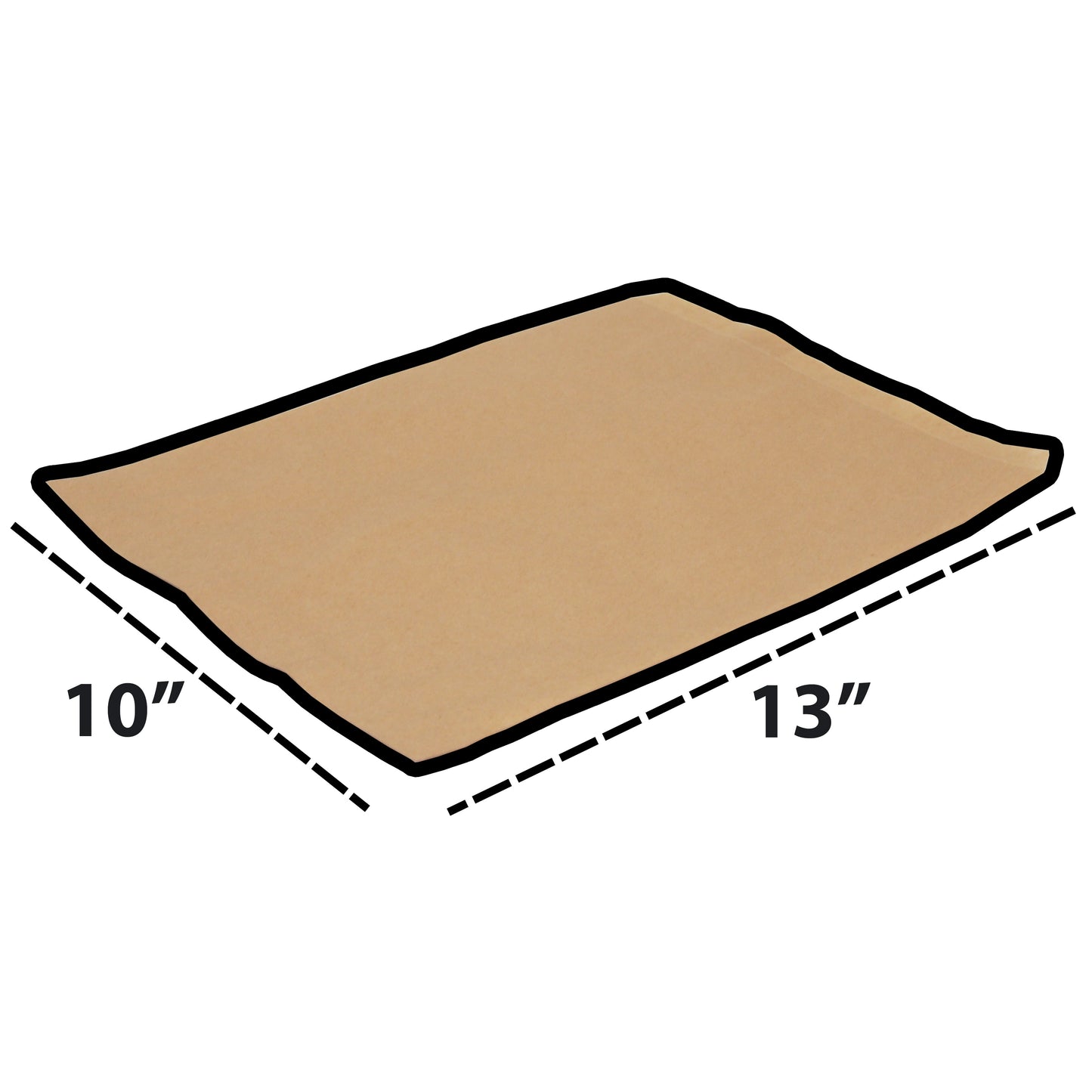 100 Bags - 10" x 13" Flat White or Kraft Paper Bags for candy, cookies, merchandise, pens, Party favors, Gift bags