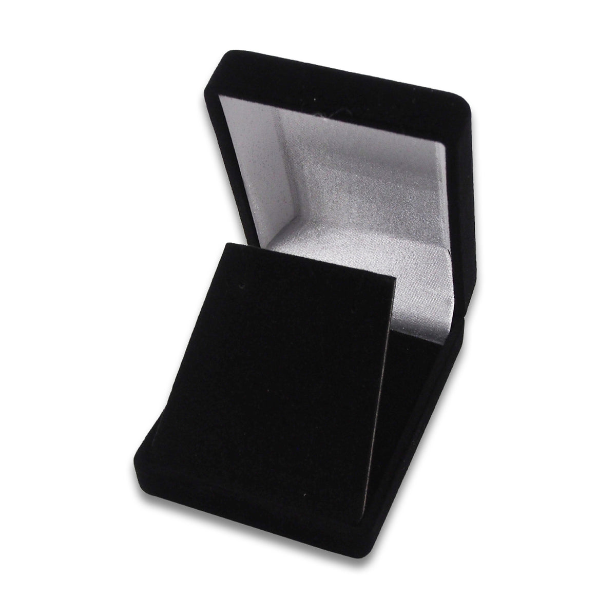 Soft Flocked Black Velour Pendant/Earring Gift Box
