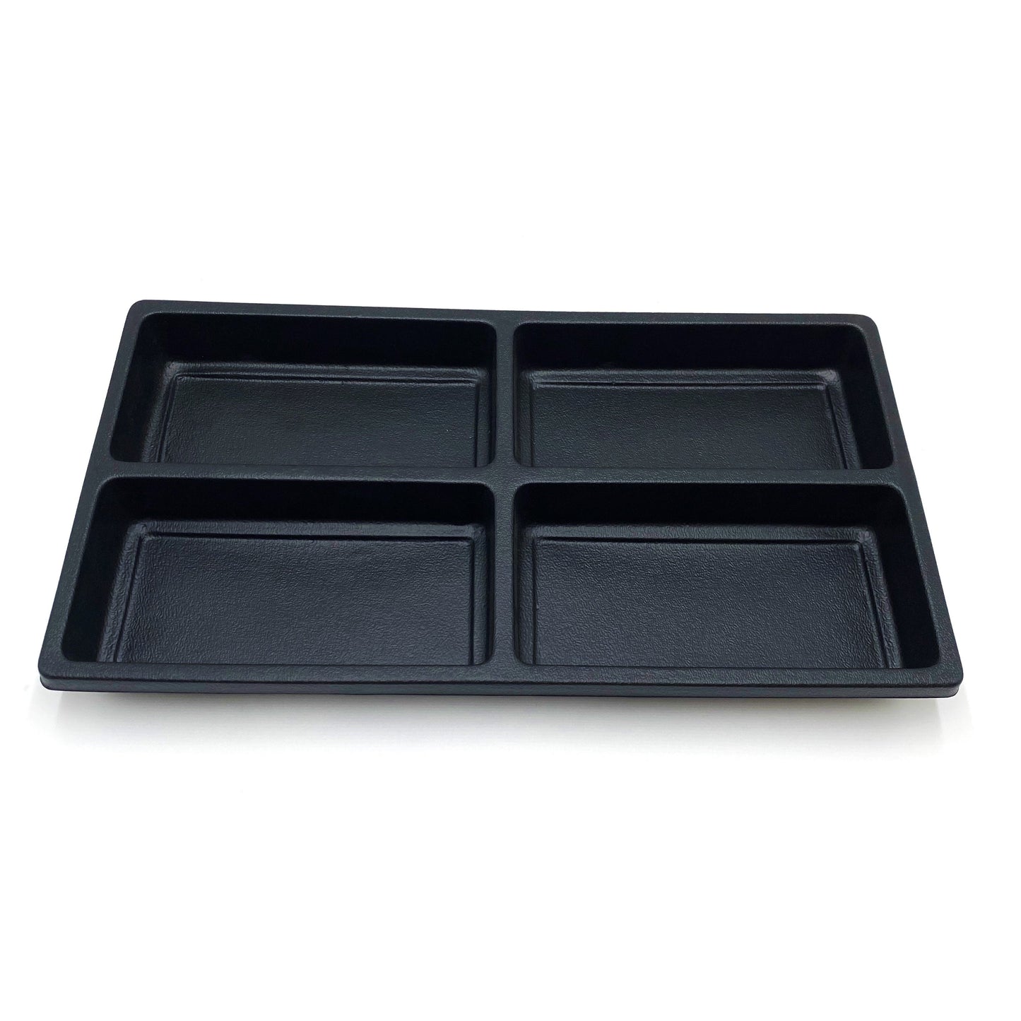 Plastic Storage Display Tray w/ Compartment Sorting Liner - Size 14 3/8" x 8 1/4" x 1 1/2"