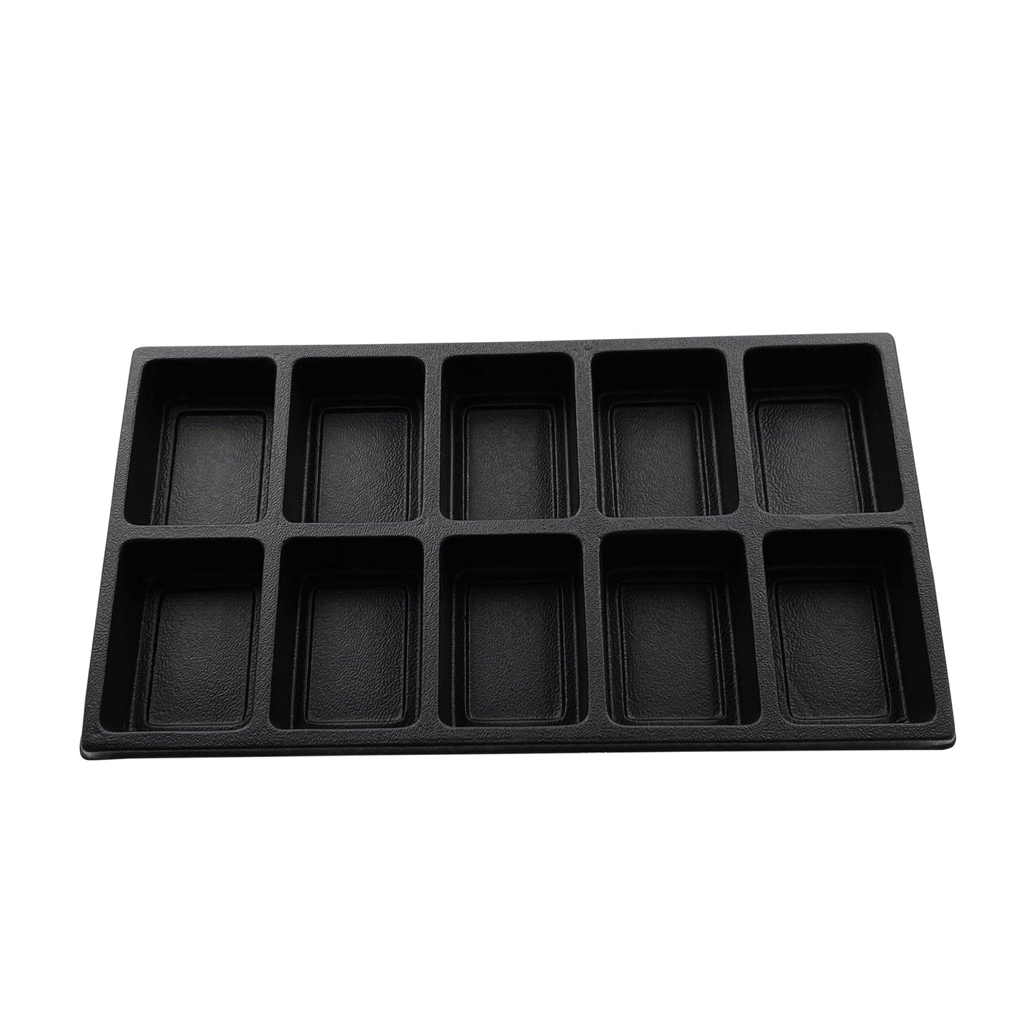 Plastic Storage Display Tray w/ Compartment Sorting Liner - Size 14 3/8" x 8 1/4" x 1 1/2"