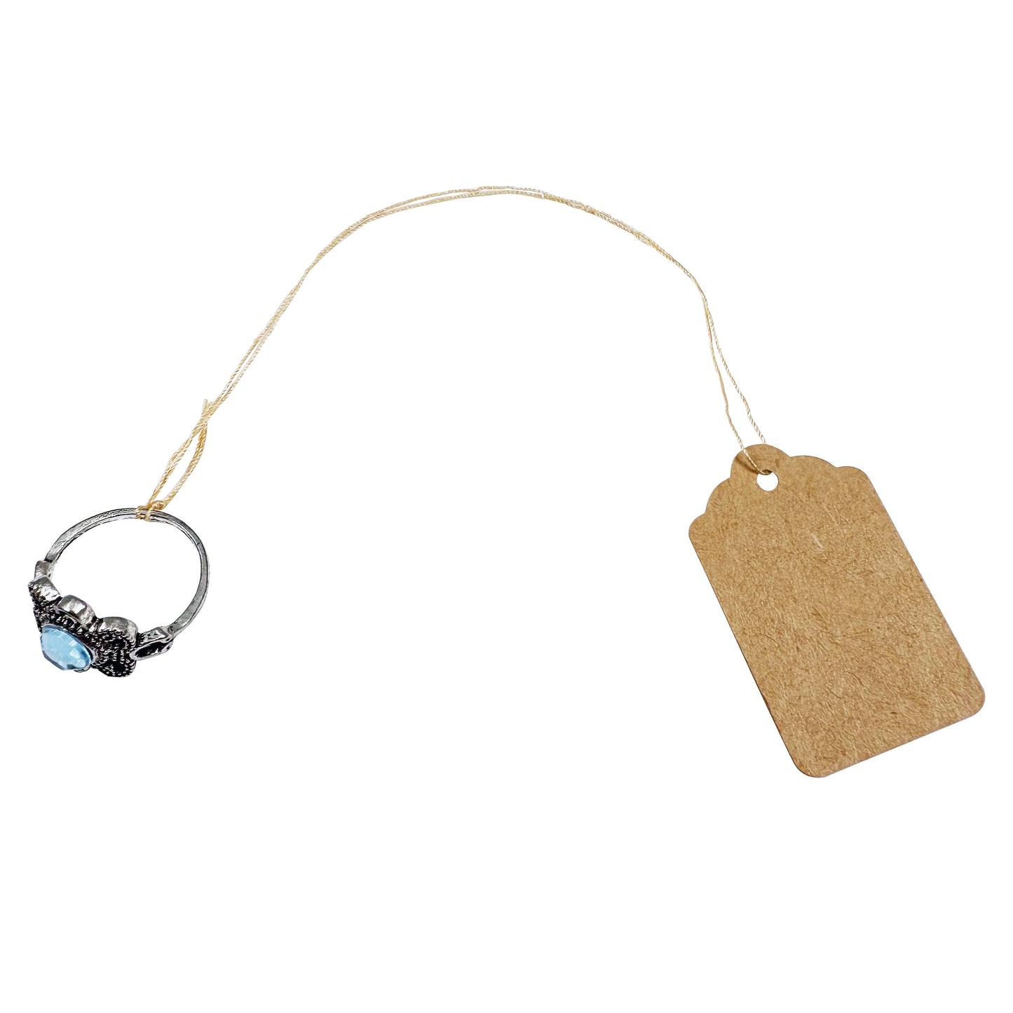 100 Pcs of Paper String Tags, Price Tags, Elegant String Tags Perfect for Gifts, Promotions, Events, or Boutique - 1 3/4" x 1 1/8",...