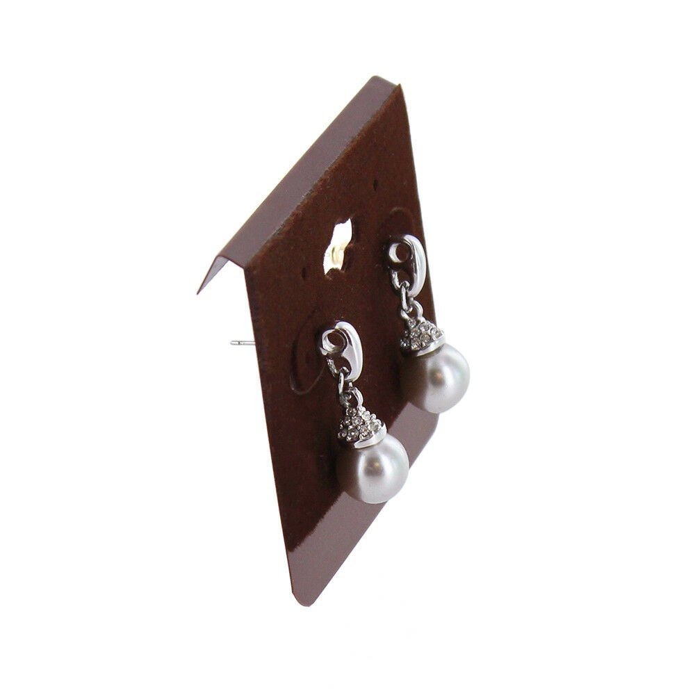 Cordovan shade Earring/Ring Jewelry Display Hanging Cards Showcase.