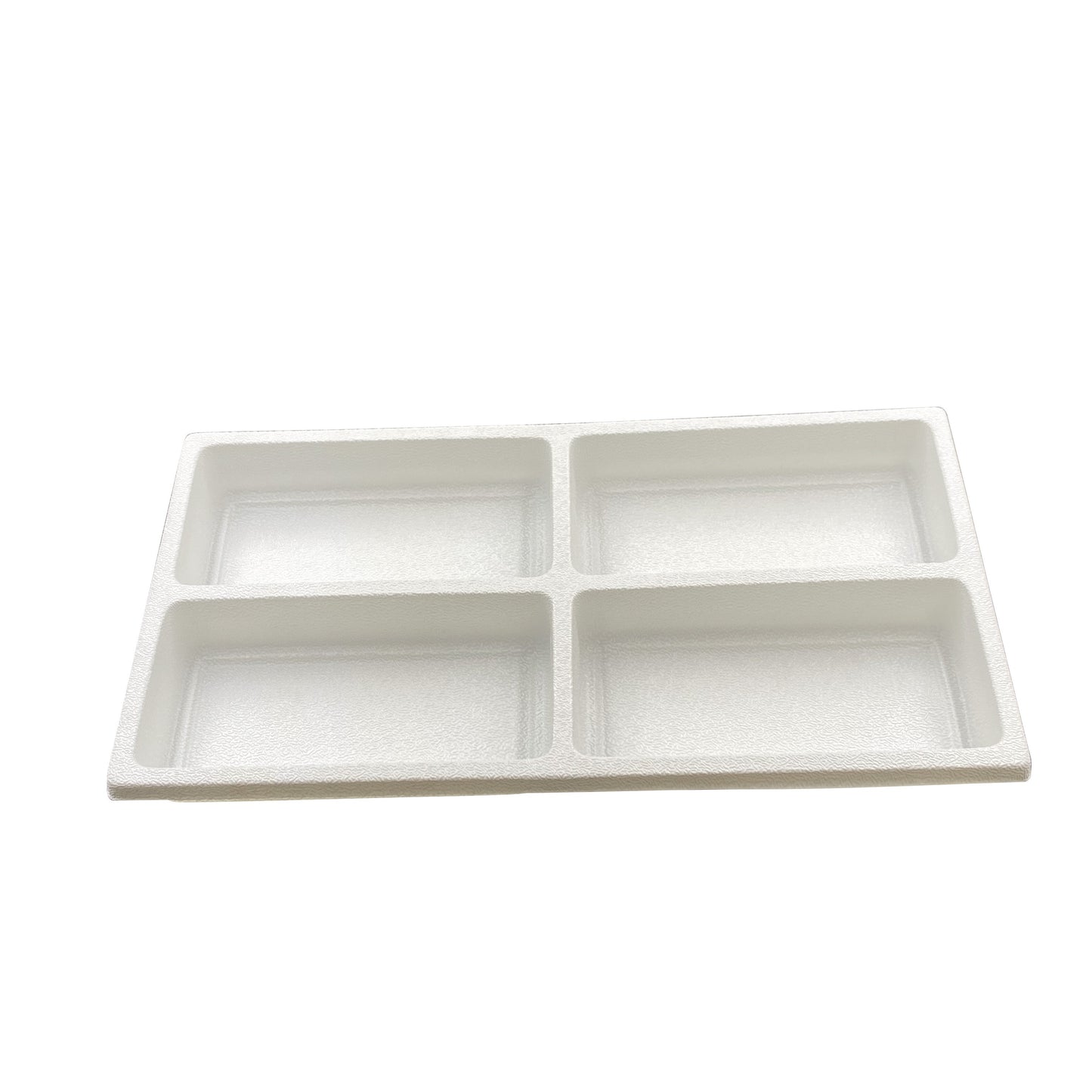 Plastic Storage Display Tray w/ Compartment Sorting Liner - Size 14 3/8" x 8 1/4" x 1 1/2"