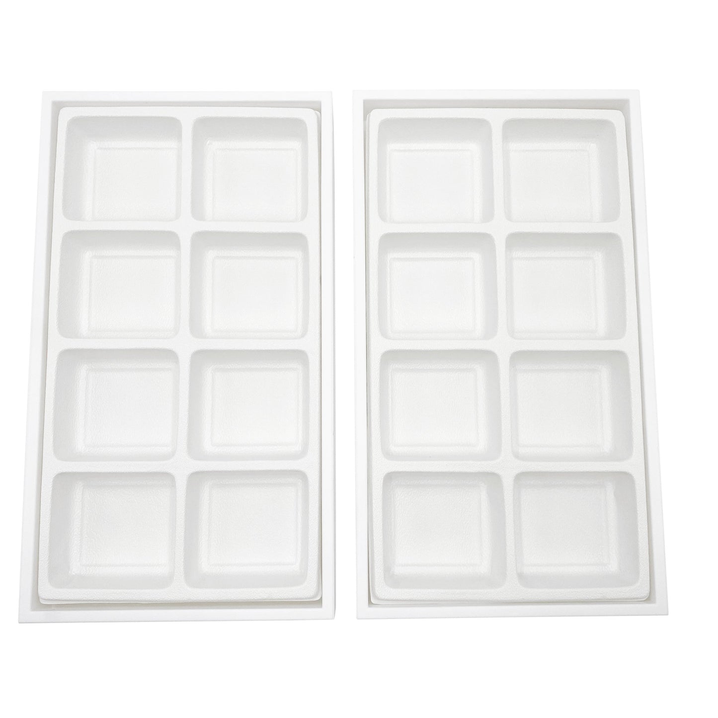 Plastic Storage Display Tray w/ Compartment Sorting Liner - Size 14 3/8" x 8 1/4" x 1 1/2"