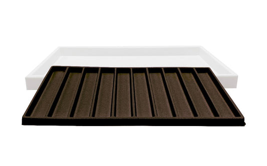 Plastic Storage Display Tray w/ Compartment Sorting Liners