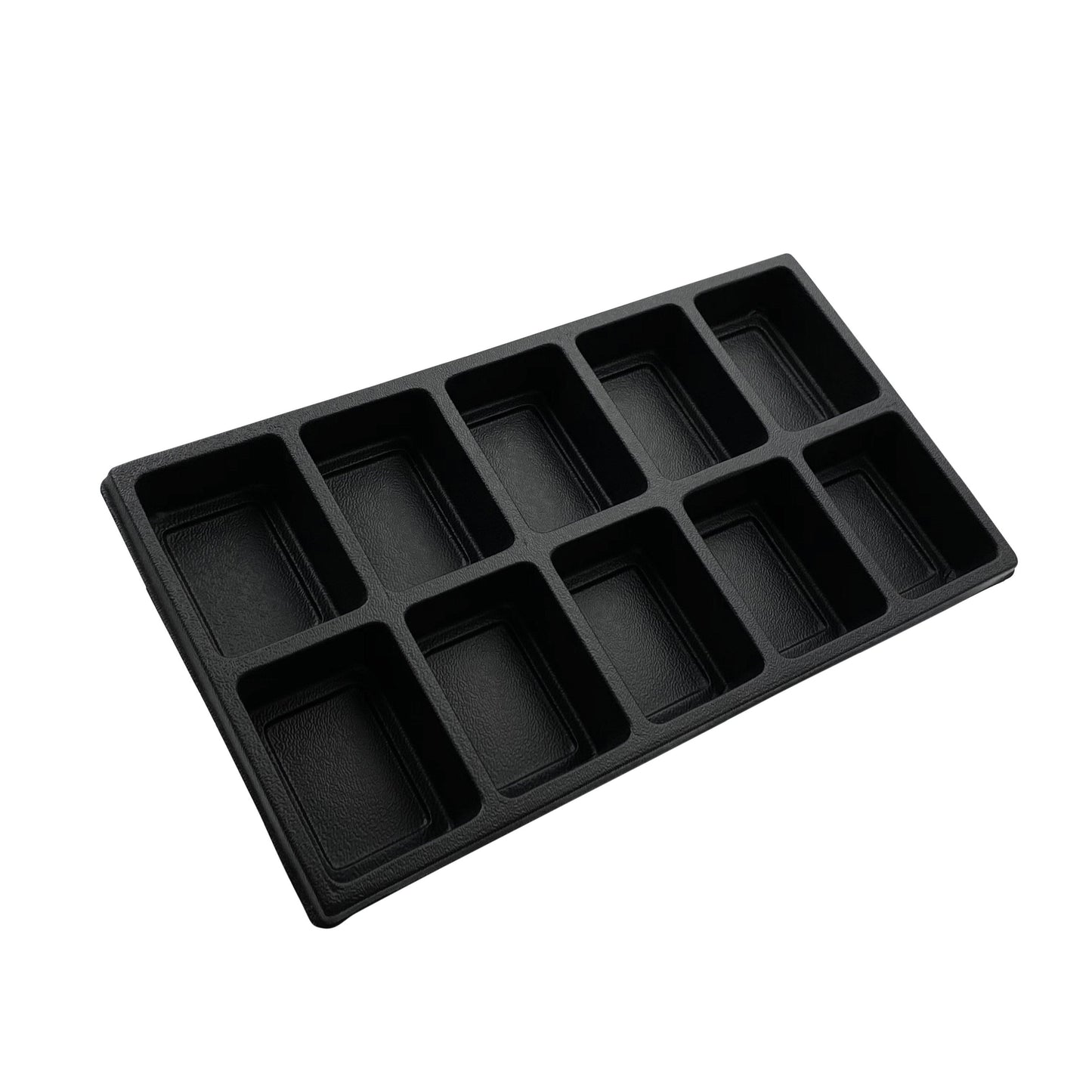 Plastic Storage Display Tray w/ Compartment Sorting Liner - Size 14 3/8" x 8 1/4" x 1 1/2"