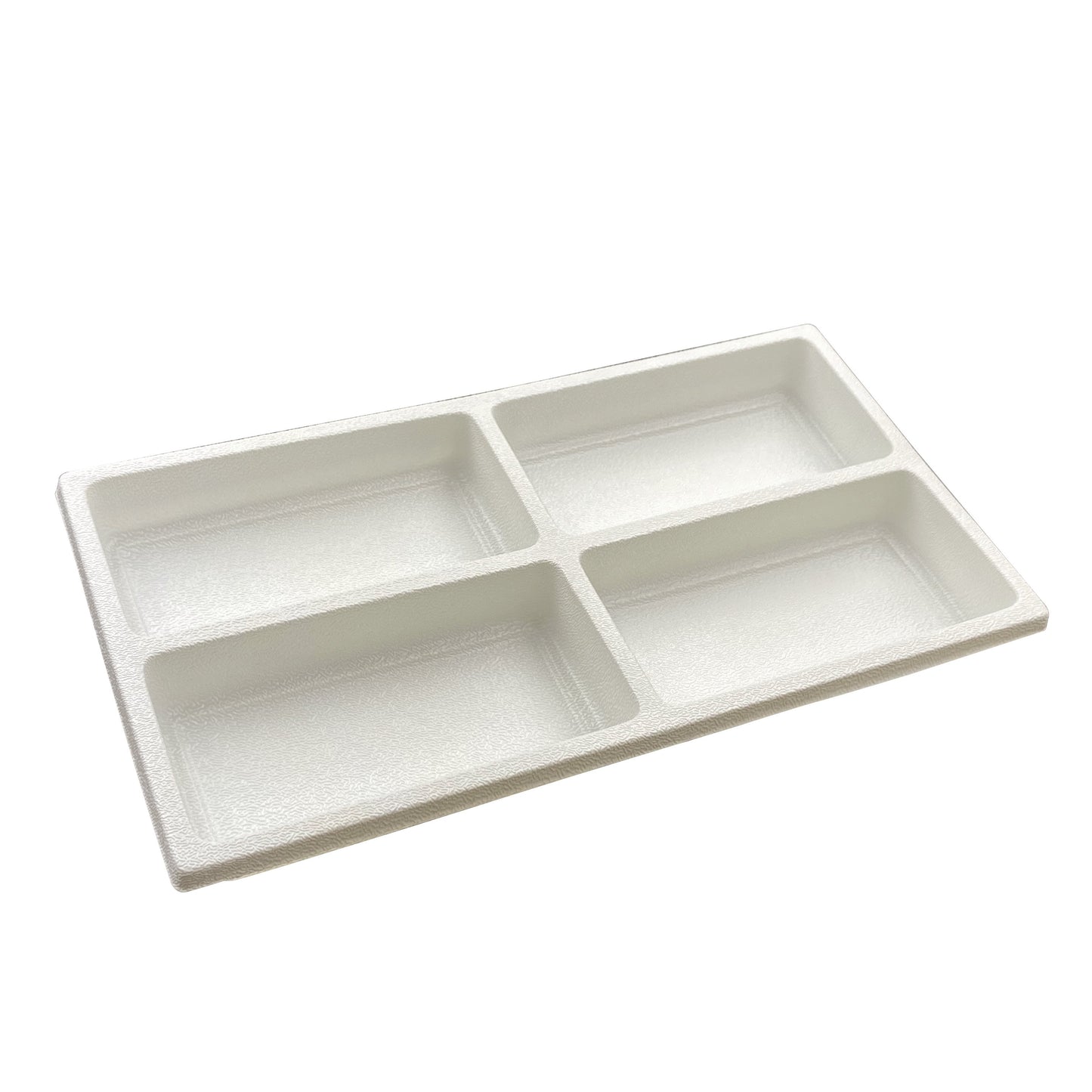 Plastic Storage Display Tray w/ Compartment Sorting Liner - Size 14 3/8" x 8 1/4" x 1 1/2"