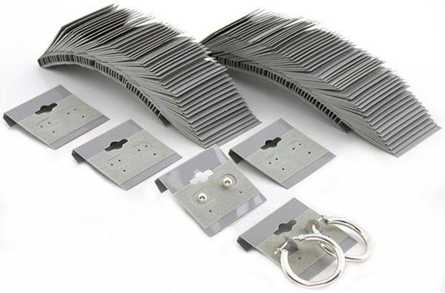 500 Bulk Qty Hanging Earring Cards, for Boutiques, tradeshows, and more.