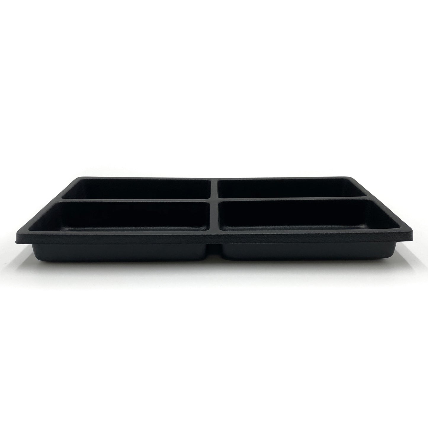 Plastic Storage Display Tray w/ Compartment Sorting Liner - Size 14 3/8" x 8 1/4" x 1 1/2"