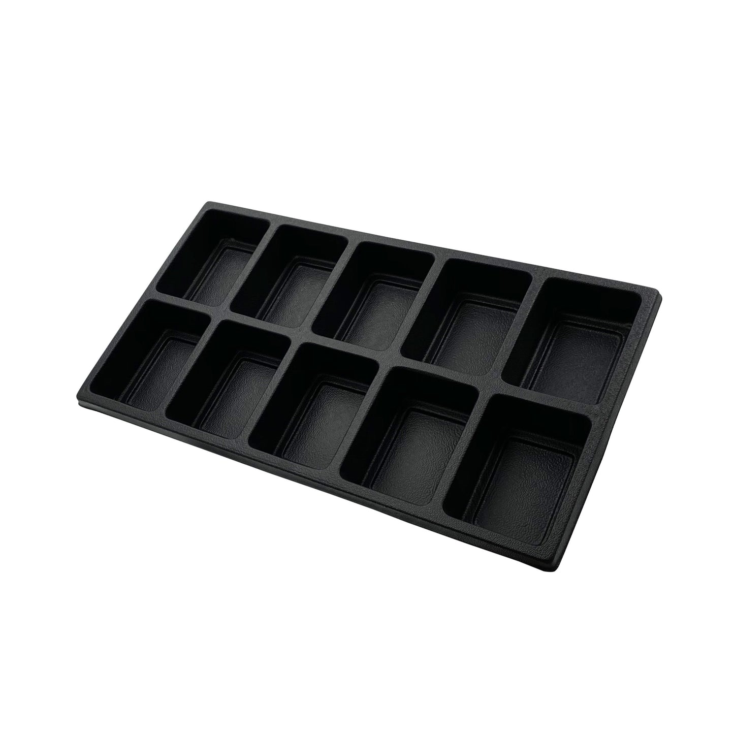 Plastic Storage Display Tray w/ Compartment Sorting Liner - Size 14 3/8" x 8 1/4" x 1 1/2"