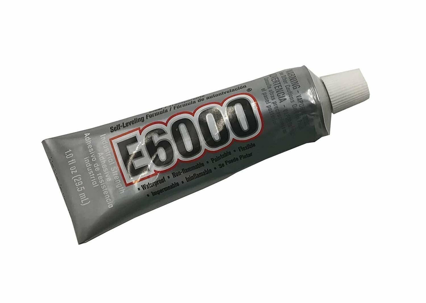 Easy-Use E6000 Medium Viscosity Industrial Strength Adhesive Tube - for Crafts/Jewelry/Wood/Metal/Glass/Ceramics