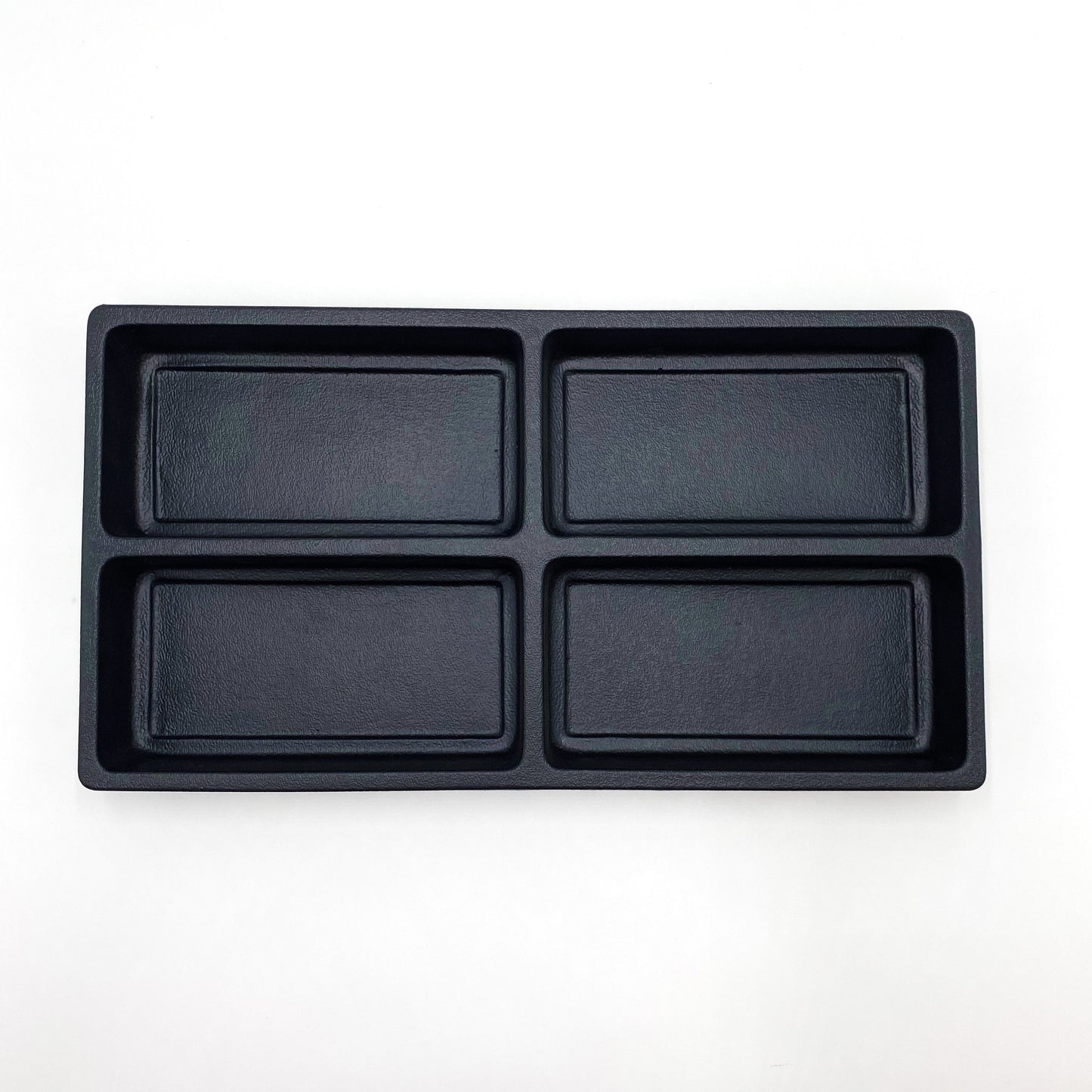 Plastic Storage Display Tray w/ Compartment Sorting Liner - Size 14 3/8" x 8 1/4" x 1 1/2"