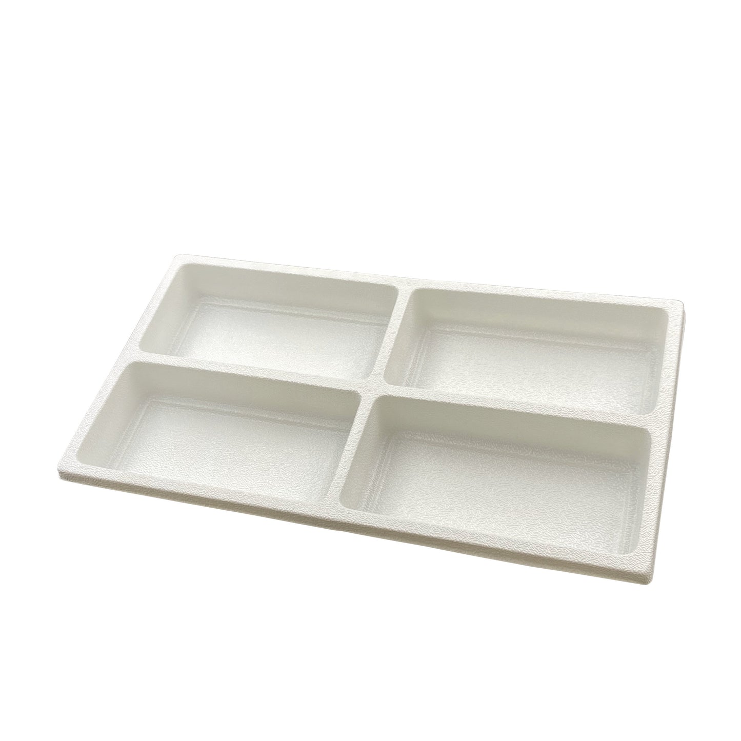 Plastic Storage Display Tray w/ Compartment Sorting Liner - Size 14 3/8" x 8 1/4" x 1 1/2"