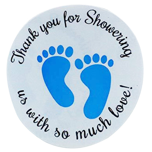 500 Qty – 1 inch – Thank You for Showering Us with So Much Love Stickers/Sealers