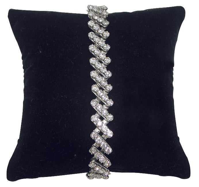 4" Black Velvet Pillow Displays