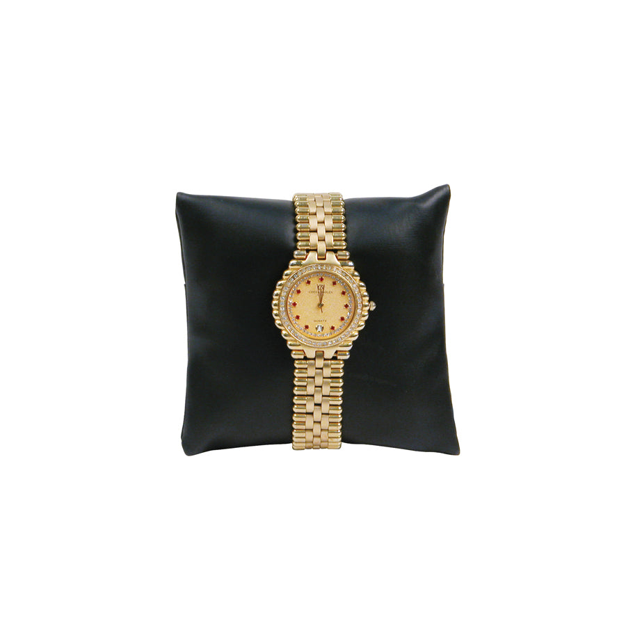 5" Black Leatherette Pillow Displays