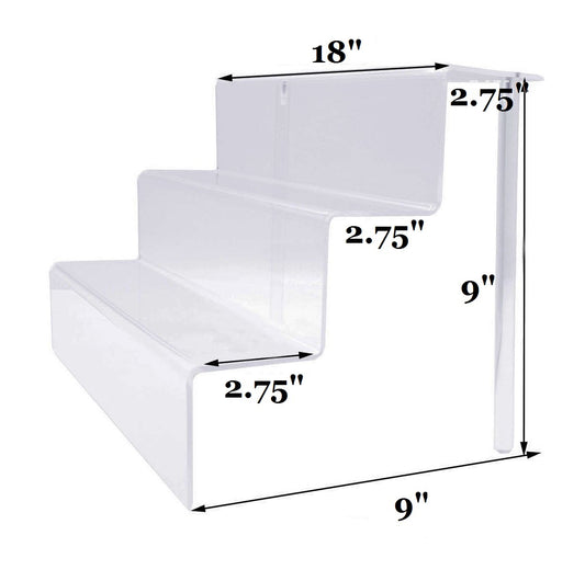 3 Tier Acrylic Riser