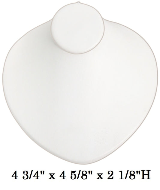 White Round Shaped Lay-Down Jewelry-Displays