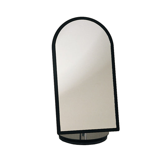 Black Acrylic Frame Rotating Glass Mirror