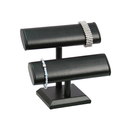 Black Velvet Double Oval T Bar