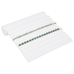 White 9 Slotted Sloped Bracelet Ramp