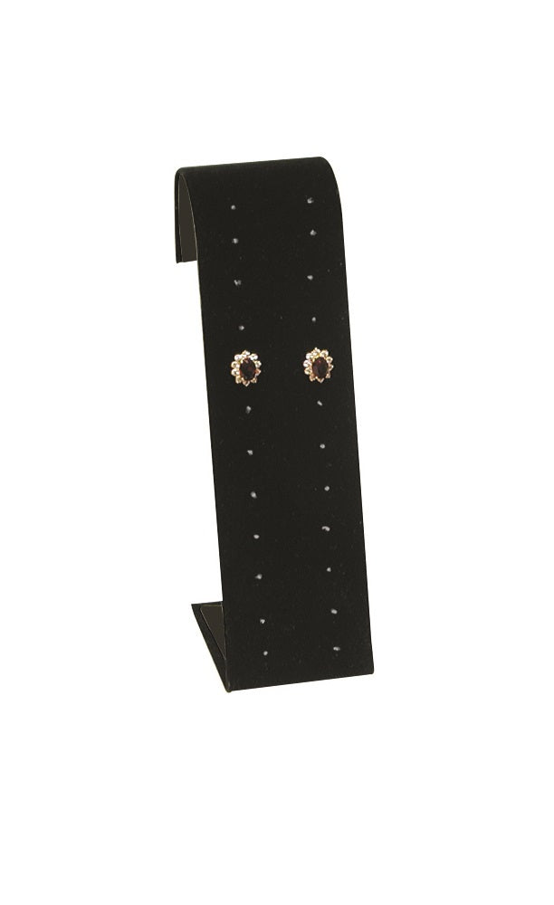 Black Earring Upright Ramp Display for up to 12 Pairs.