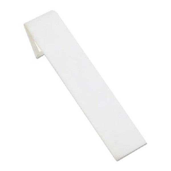 White Leatherette 1 1/2" Wide Single Bracelet Ramp