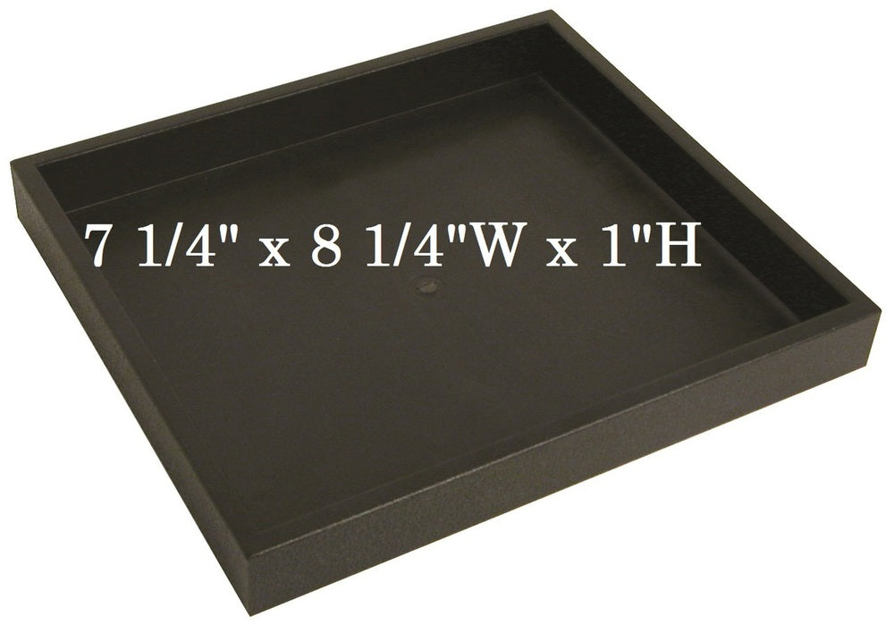 Half Size Black Plastic Utility Trays