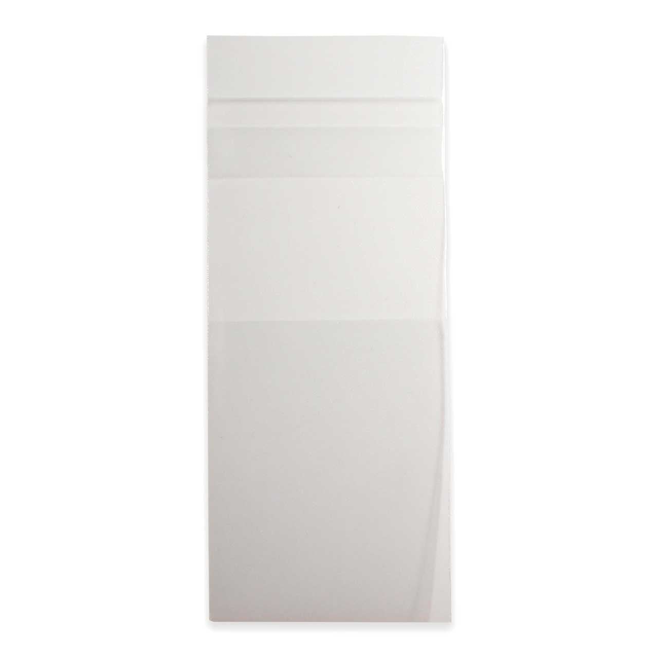 2 Mil Thick Ultra Clear Self Adhesive Resealable Clear Plastic Cellophane Poly Bag (100 Bags) -Multiple Sizes Available