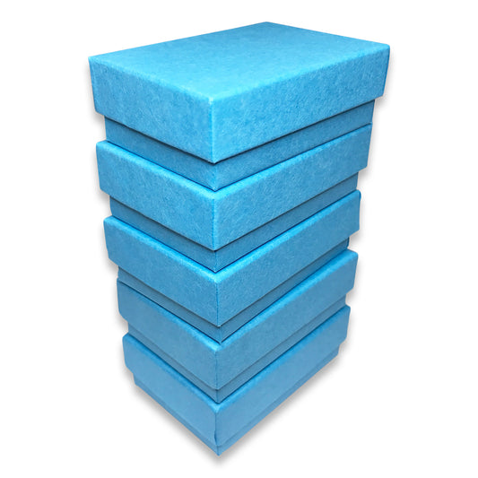 Light Blue Cotton Filled Boxes Stack