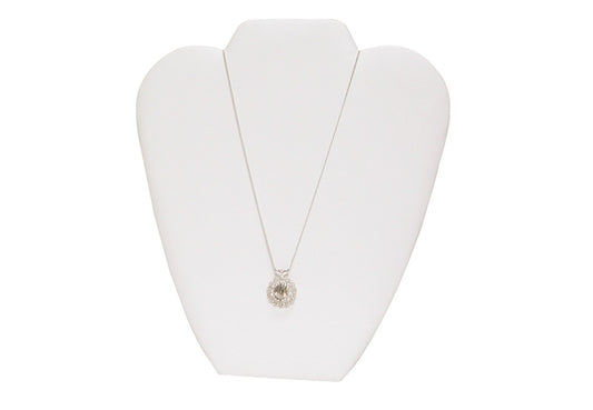 White 8 5/8"H Necklace Display with Easel