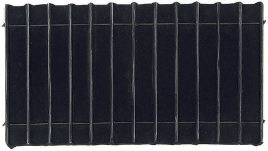 Black Faux Leather 12 Section Deluxe Bracelet Insert Liner