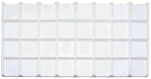 White Faux Leather 32 Section Deluxe Insert Liner
