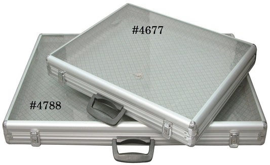 Glass-Top Attache Case - 24" x 20" x 3"H