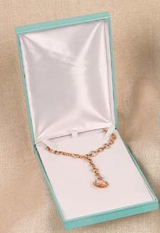 Robin's Egg Blue Necklace Gift Box