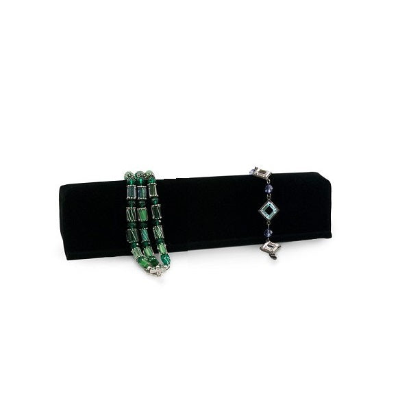 Black Velour Long Soft Bangle Small Stand