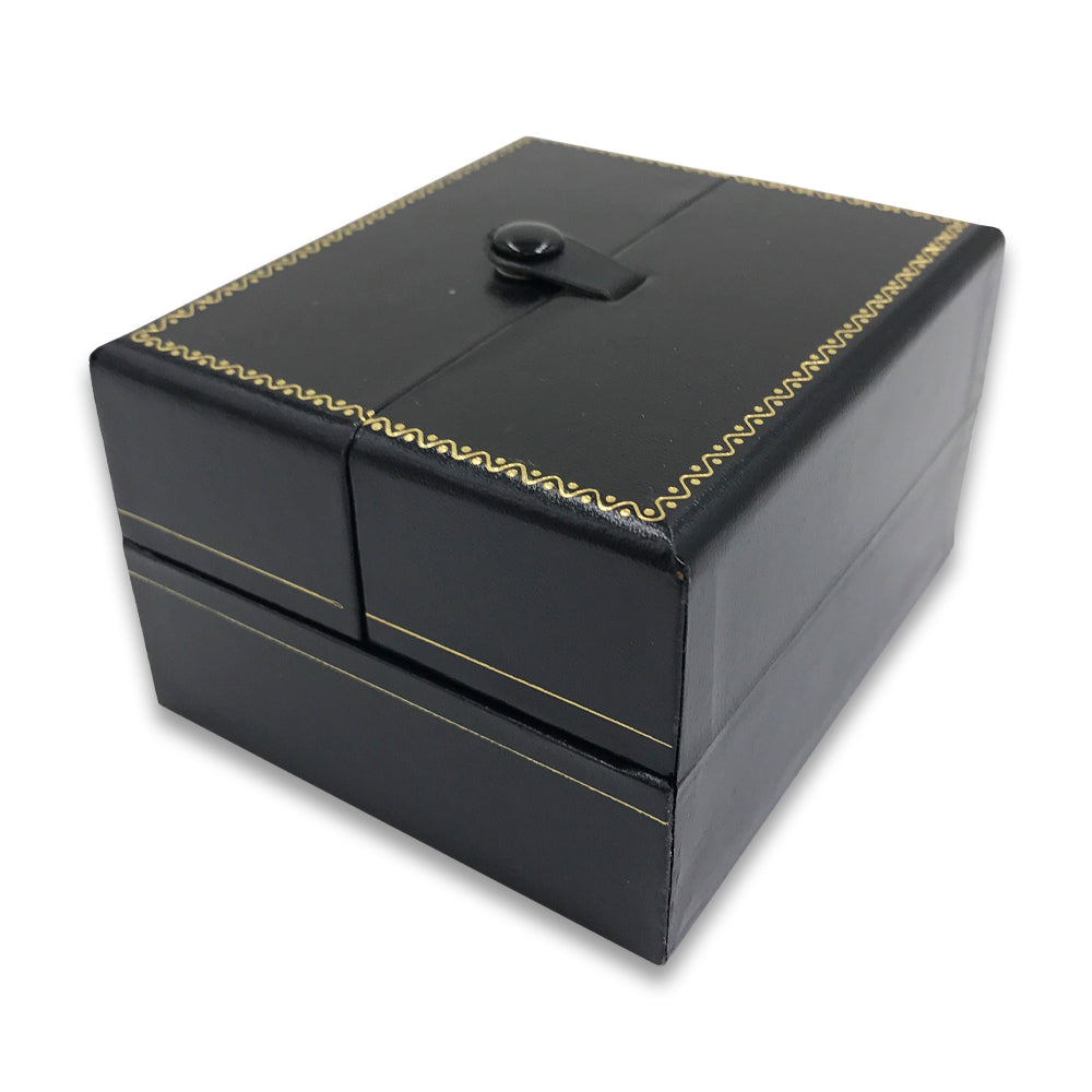 Black Watch Snap-Tab Leatherette Box