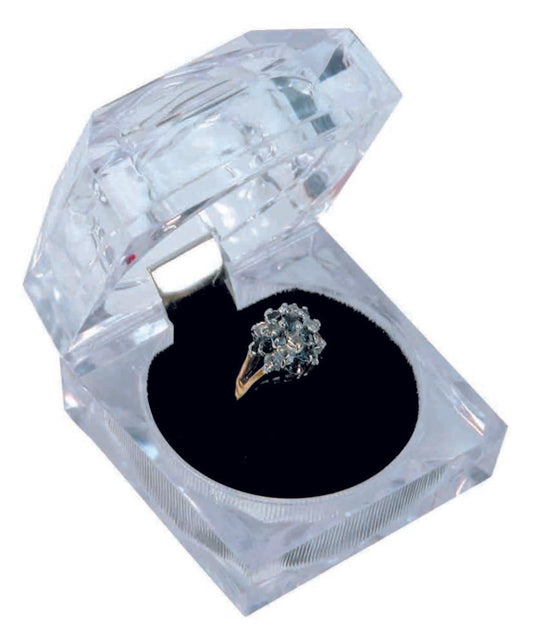 Crystal Style Ring Box
