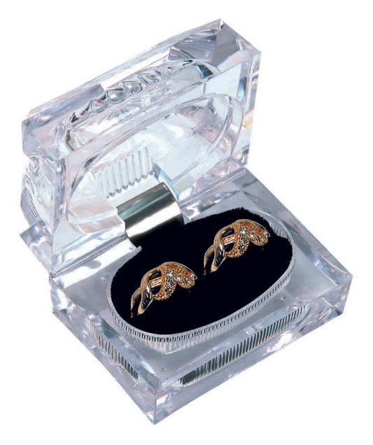 Crystal style Double Ring Box