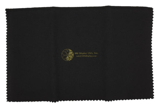 12"x15" Black/Yellow Jewelry Polishing Cloth