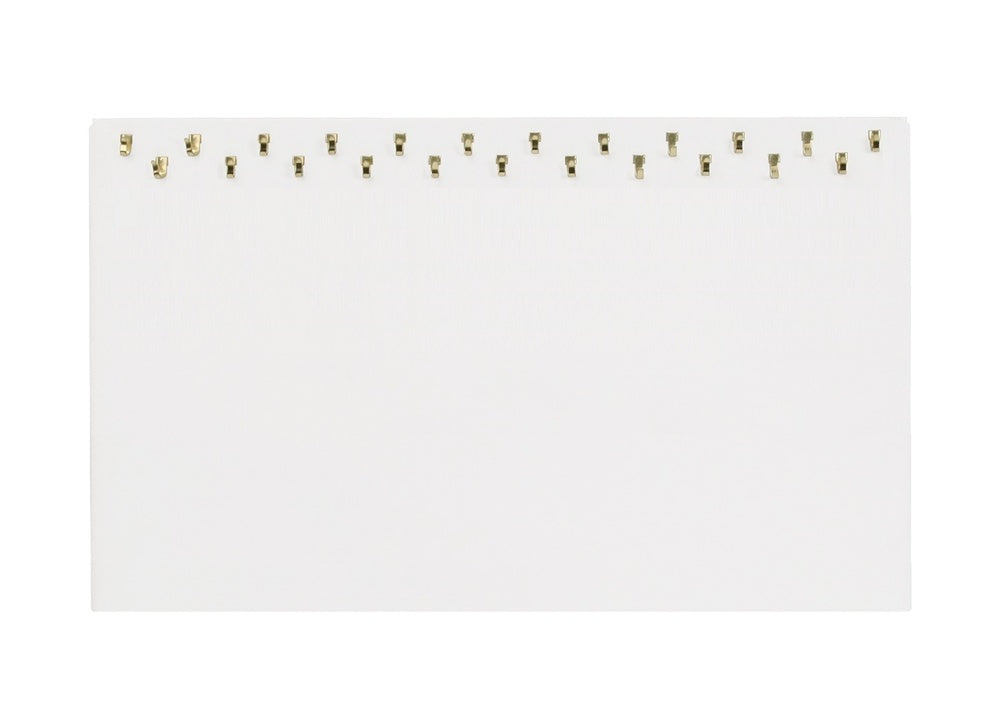 23 Hooks White Necklace Display Easel Stand