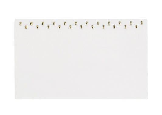 23 Hooks White Necklace Display Easel Stand